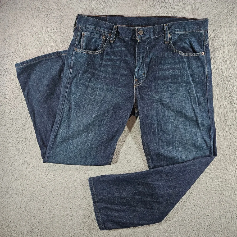 Levis 569 Loose Straight Fit Mens Jeans Dark Wash Indigo 34x30